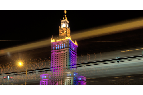 67th birthday of the Palace of Culture and Science- time for a new illumination!